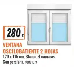 Obramat Ventana oscilobatiente 2 hojas oferta