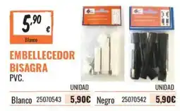 Obramat Embellecedor bisagra pvc oferta