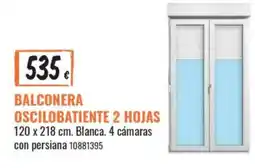 Obramat Balconera oscilobatiente 2 hojas oferta