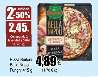 FROIZ Pizza Buitoni Bella Napoli Funghi 415 g oferta