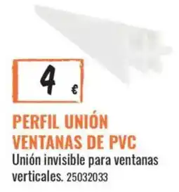 Obramat perfil unión ventanas de pvc oferta