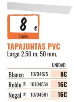 Obramat Tapaajuntas pvc oferta