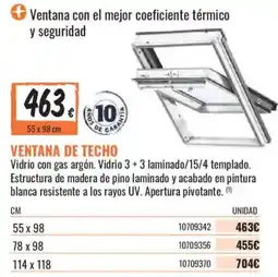 Obramat Ventana de techo oferta