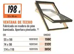 Obramat Ventana de techo oferta