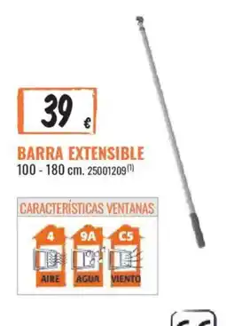 Obramat barra extensible oferta