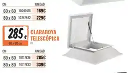 Obramat claraboya telescópica oferta