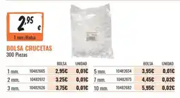 Obramat Bolsa crucetas oferta