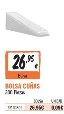 Obramat Bolsa cuñas oferta