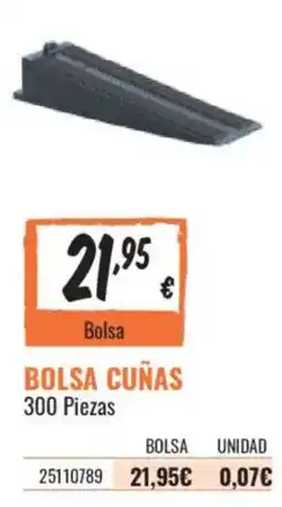 Obramat Bolsa cuñas oferta