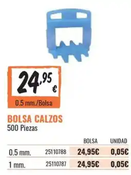 Obramat Bolsa calzos oferta