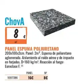 Obramat ChovA panel espuma poliuretano oferta