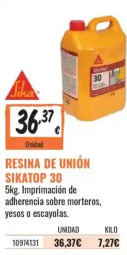 Obramat Sika resina de unión sikatop 30 oferta