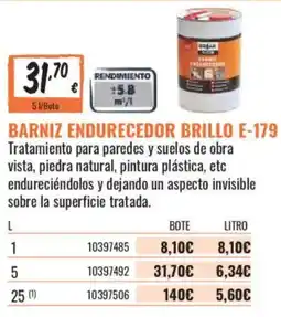 Obramat Barniz endurecedor brillo e-179 oferta