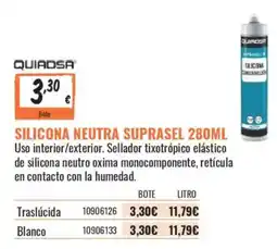 Obramat Quidasa silicona neutra suprasel 280ml oferta