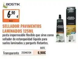 Obramat Bostik sellador pavimentos laminados oferta