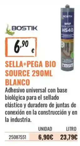 Obramat Bostik sella+pega bio source blanco oferta