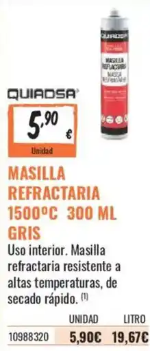Obramat Quiadsa masilla refractaria oferta