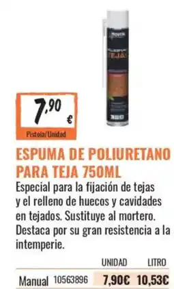 Obramat Sowda espuma de poliuretano para teja oferta