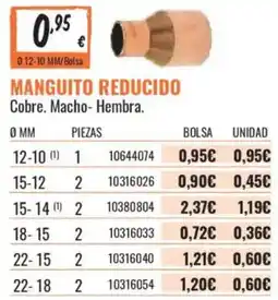 Obramat Manguito reducido oferta