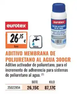 Obramat Eurotex aditivo membrana de poliuretano al agua oferta