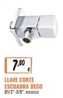 Obramat Llave corte escuadra deco oferta
