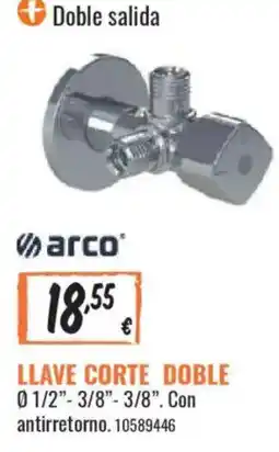 Obramat arco llave corte doble oferta