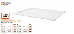 Obramat Plato de ducha válvula oculta oferta