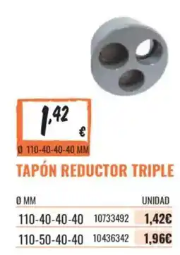 Obramat Tapón Reductor Triple oferta