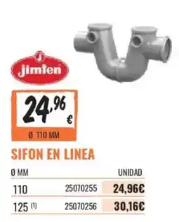 Obramat Jimten sifon en linea oferta