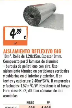 Obramat Aislamiento reflexivo big oferta