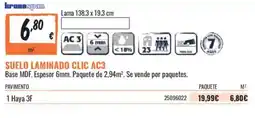 Obramat Irrono spam suelo laminado clic ac3 oferta