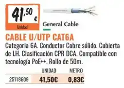 Obramat General Cable cable utp cat6a oferta