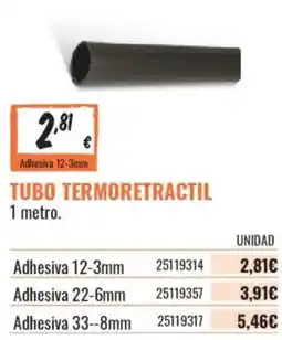 Obramat Tubo termoretractil oferta