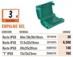 Obramat Empalme gel oferta