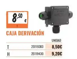 Obramat caja derivación oferta