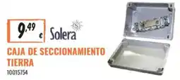 Obramat Solera caja de seccionamiento tierra oferta