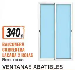 Obramat Balconera corredera lacada 2 hojas oferta