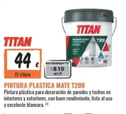 Obramat Titan pintura plastica mate t200 oferta