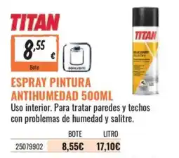 Obramat Titan espray pintura antihumedad oferta