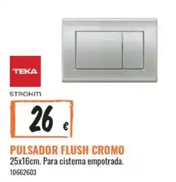 Obramat Teka pulsador flush cromo oferta