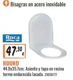 Obramat Roca bisagras en acero inoxidable round oferta