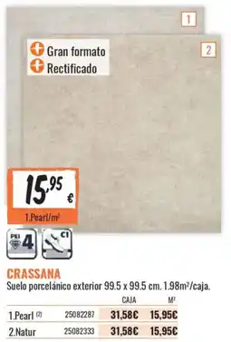 Obramat Crassana Suelo porcelánico exterior oferta