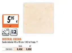 Obramat Mistral Crema oferta