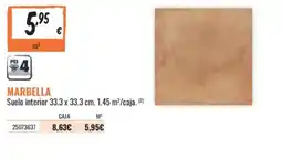 Obramat Marbella Suelo interior oferta