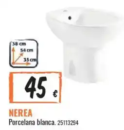Obramat Nerea Porcelana blanca oferta