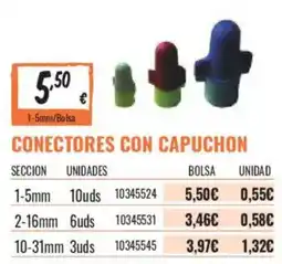 Obramat conectores con capuchon oferta