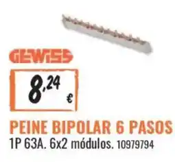Obramat Gewiss peine bipolar 6 pasos oferta