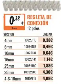Obramat Regleta de conexión oferta