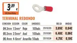 Obramat Terminal redondo oferta