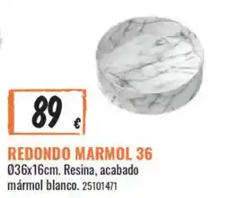 Obramat Redondo marmol 36 oferta